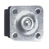 Roulette jumelée pivotante sans frein ø40 mm, plaque, charge max 30kg