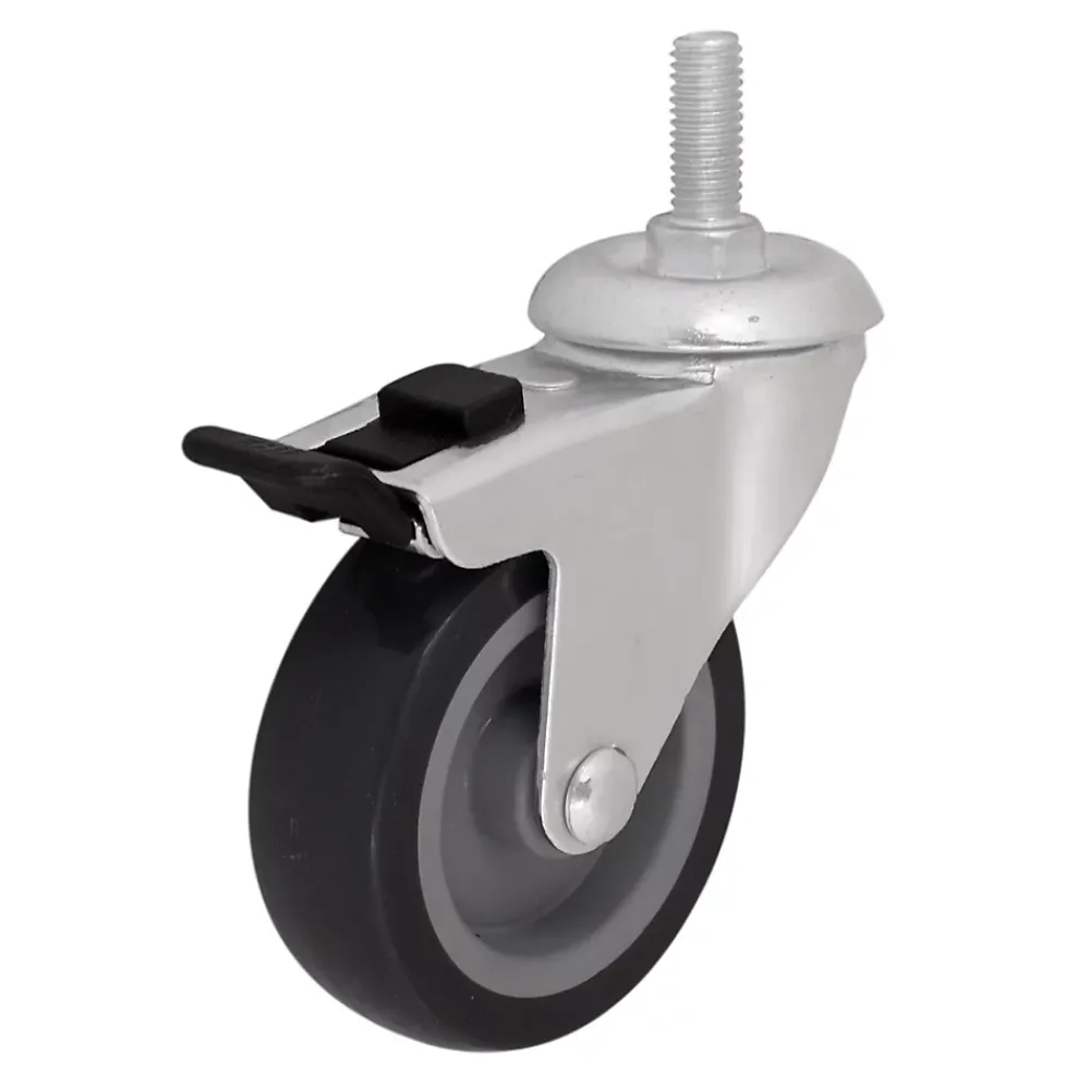 Roulette Et Roue-Roulette pivotante ø7.5 cm,55 kg Caoutchouc thermoplastique (TPR)