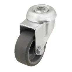 Roulette pivotante grise ø5.02 cm, charge max 30 kg