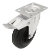 Roulette Et Roue-Roulette pivotante noire ø12.5 cm, charge max 75 kg