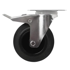 Roulette Et Roue-Roulette pivotante noire ø12.5 cm, charge max 75 kg