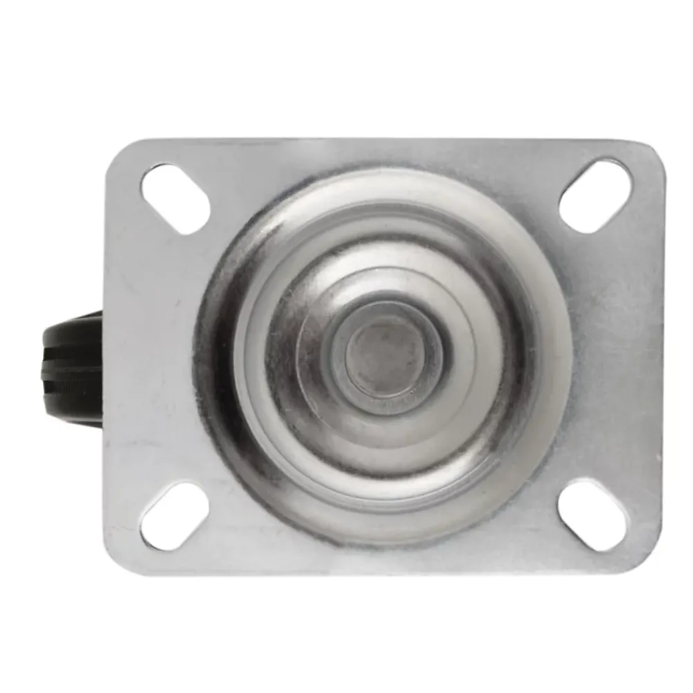 Roulette pivotante noire ø12.5 cm, charge max 100 kg