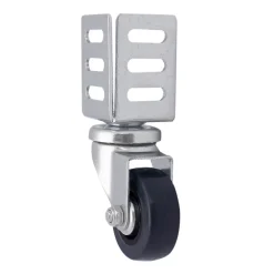 Roulette pivotante noire ø4.9 cm, charge max 35 kg