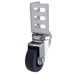 Roulette pivotante noire ø4.9 cm, charge max 35 kg