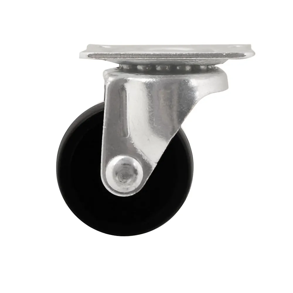 Roulette pivotante noire ø2.95 cm, charge max 15 kg