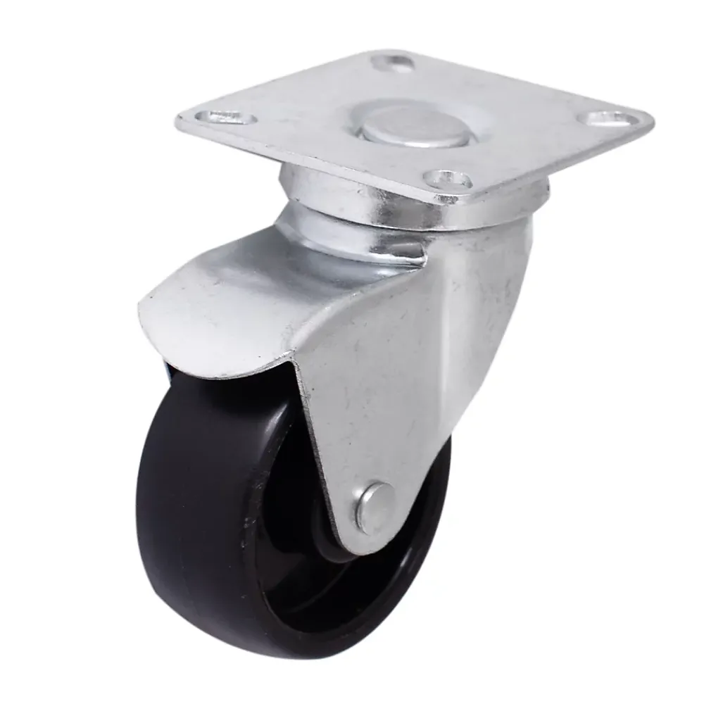 Roulette Et Roue-Roulette pivotante sans frein ø41 mm, plaque 42 x 42 mm, charge max 25kg