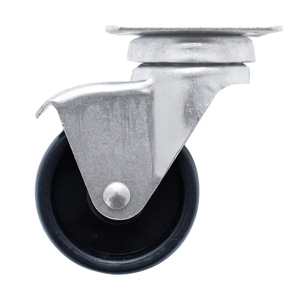 Roulette Et Roue-Roulette pivotante sans frein ø41 mm, plaque 42 x 42 mm, charge max 25kg