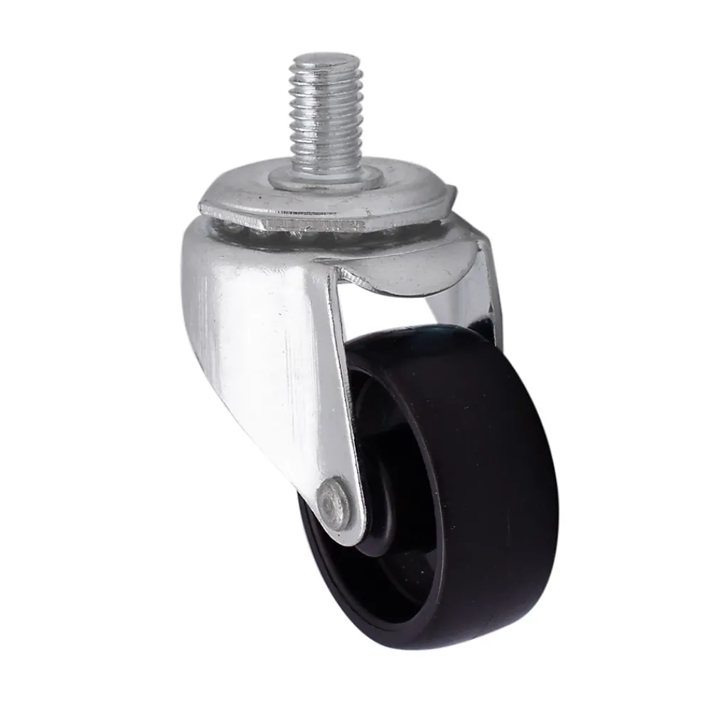 Roulette Et Roue-Roulette pivotante sans frein ø40 mm, plaque 10 x 15 mm, 20kg