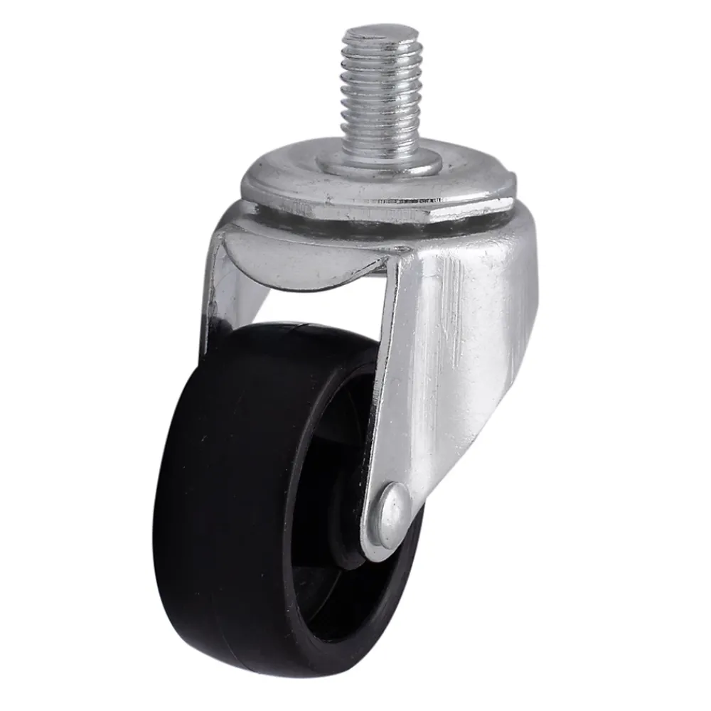 Roulette Et Roue-Roulette pivotante sans frein ø40 mm, plaque 10 x 15 mm, 20kg