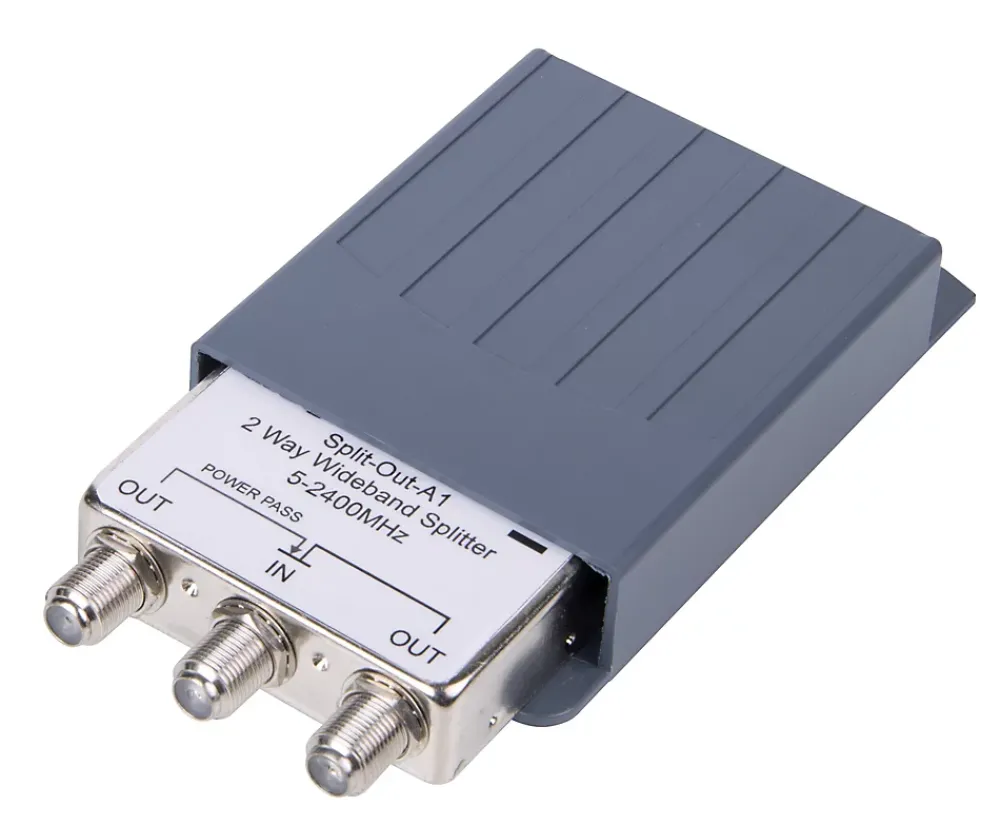 SLX Amplificateur Tv-Répartiteur extérieur TV 2 sorties - Fiche F