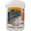 7étanche Résine d'étanchéité pour Balcons - Terrasses - Toitures - Beige - 5Kg