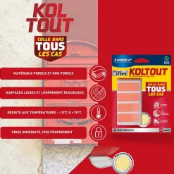 Cyanolit Ruban Adhésif-Ruban adhésif de fixation transparente Koltout - 10 pièces