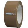 Tecplast Ruban adhésif d'emballage polypropylène havane 28mic - rouleau adhésif marron 48 mm x 100 m