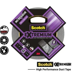 Scotch Ruban adhésif toile de réparation Extremium 18 x 48 mm gris