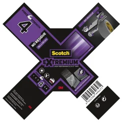 Scotch Ruban adhésif toile de réparation Extremium 18 x 48 mm gris