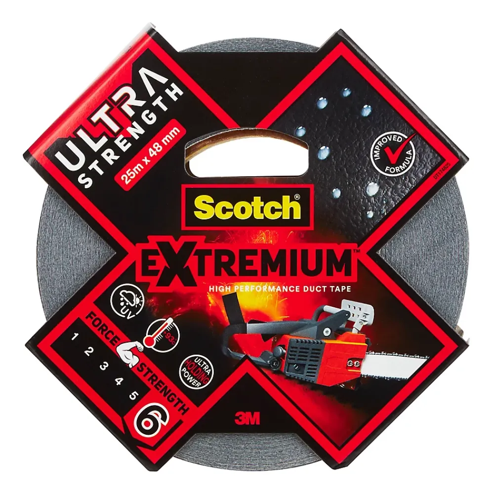 Scotch Ruban Adhésif-Ruban adhésif toile de réparation Extremium 25 x 48 mm noir