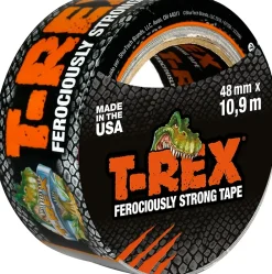T-Rex Ruban Adhésif-Ruban adhésif gris, 48 mm x 10.9 m