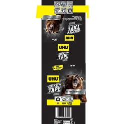 UHU Ruban Adhésif-Ruban adhésif Grizzly tape gris 10m