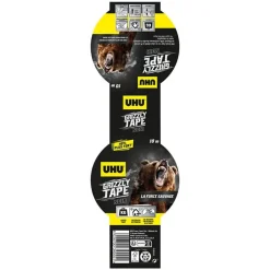 UHU Ruban adhésif Grizzly tape noir 10m