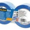 ScotchBlue Ruban Adhésif-Ruban de masquage Scotch original 50 m x 48 mm - 2 rouleaux