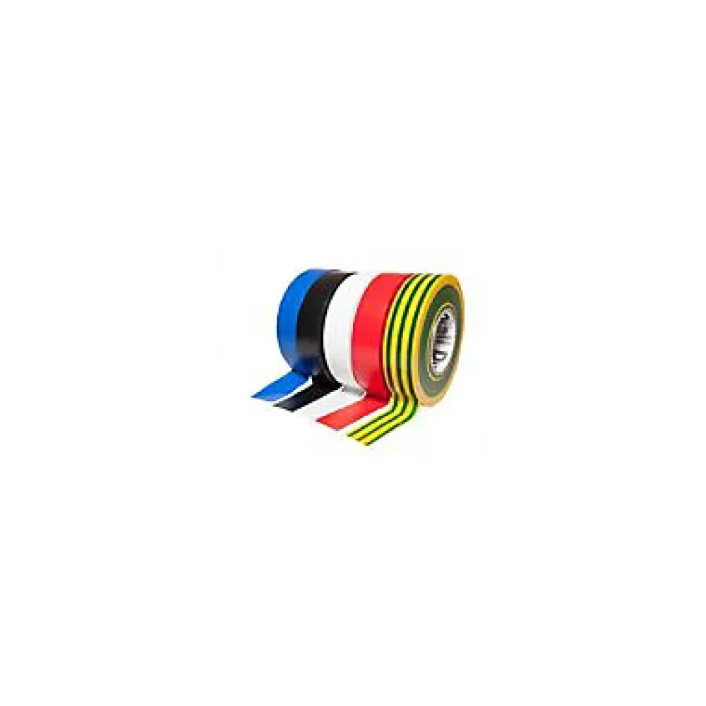 Diall Ruban Isolant Électrique-Ruban d'isolation, couleur mélangée 19 mm x 33 m vendu par 5 pièces