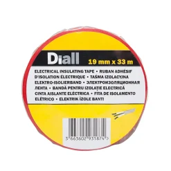 Diall Ruban Isolant Électrique-Ruban d'isolation électrique 19 mm x 33 m marron