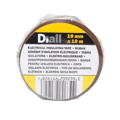 Diall Ruban d'isolation électrique 19 mm x 10 m marron