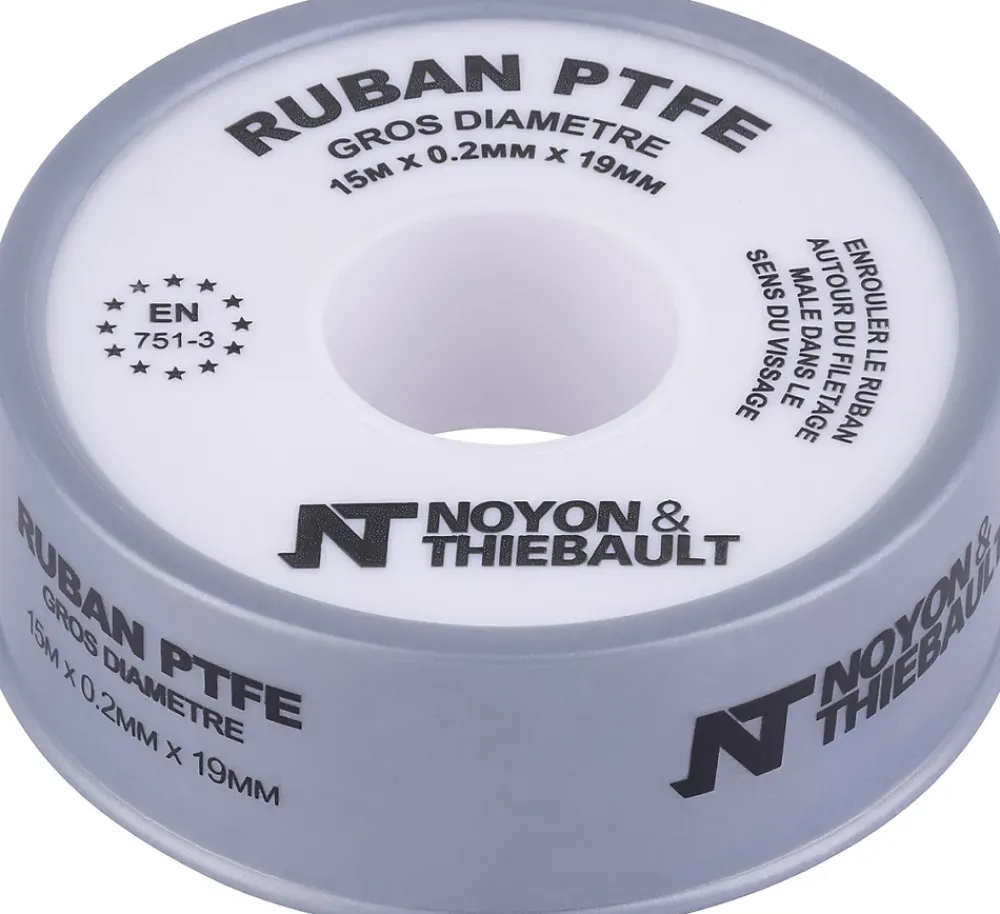 Noyon et Thiebault Ruban PTFE 19mmx 0,2 mm x 15 M