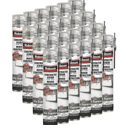 Rubson Mousse Expansive-Lot de 24 Mousses construction 750ml Fix Express