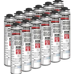 Rubson WhiteTeq Mousse expansive pistolable 750ml - Isolation thermique et phonique