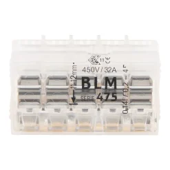 BLM Sachet de 10 bornes 5 entrées - série 475 -