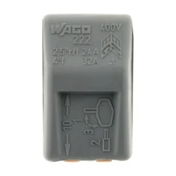 Wago Accessoire De Raccordement-Sachet de 10 bornes 2 entrées série 222 -