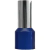 Arvi Sachet De 100 Embouts De Câblage Pour Fil Souple Section 50mm² - Bleu - Collerette Isolante