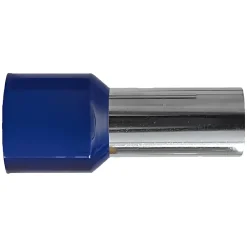 Arvi Sachet De 100 Embouts De Câblage Pour Fil Souple Section 50mm² - Bleu - Collerette Isolante