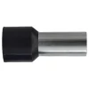 Arvi Tournevis D'Électricien-Sachet De 100 Embouts De Câblage Pour Fil Souple Section 25mm² - Noir - Collerette Isolante