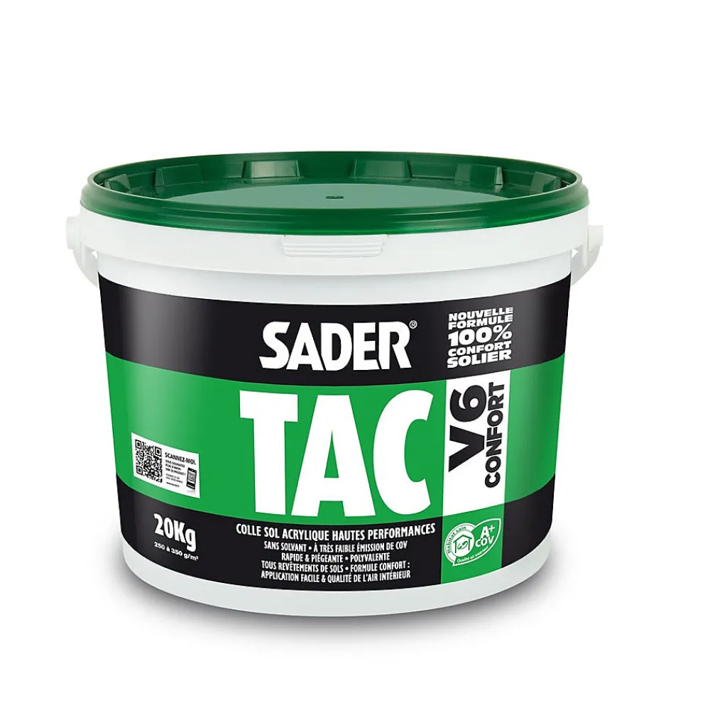 Sader Colle Parquet-TAC V6 CONFORT PVC 20KG