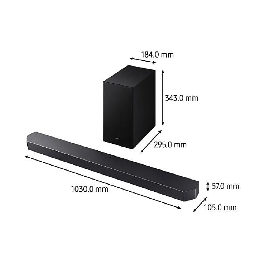 Samsung Assistant Vocal-Q-series Barre de son HW-Q610F 2025