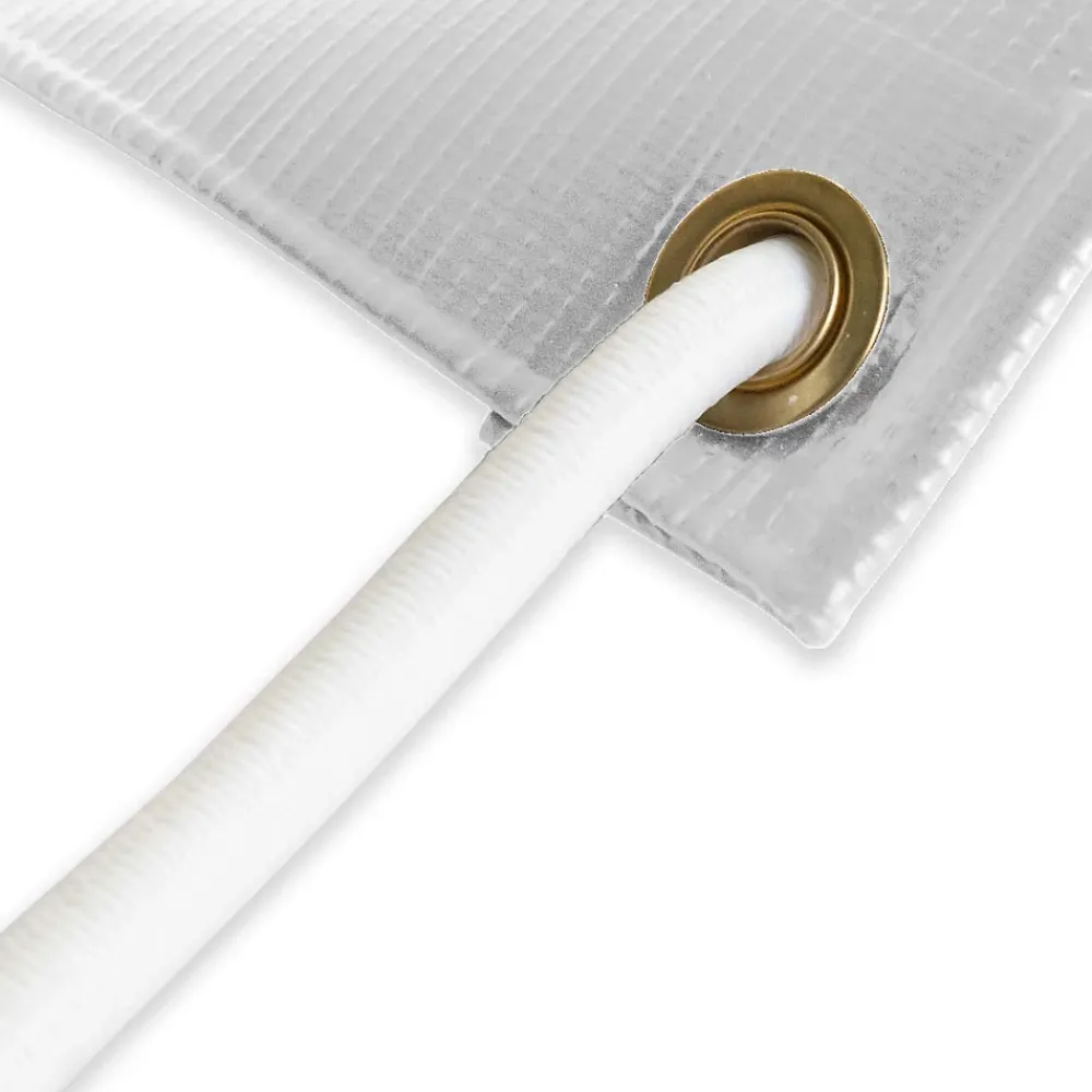 Tecplast Sandow élastique Blanc 20 mètres - Qualité PRO 9SW - Tendeur pour bâche de diamètre 9 mm