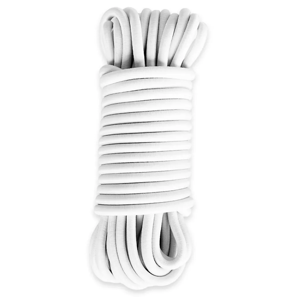Tecplast Tendeur, Sandow Et Élastique-Sandow élastique Blanc 15 mètres - Qualité PRO 9SW - Tendeur pour bâche de diamètre 9 mm