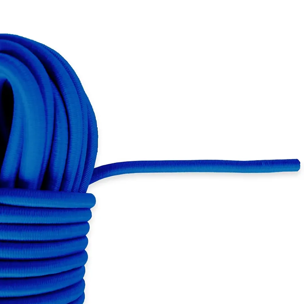 Tecplast Sandow élastique Bleu 90 mètres - Qualité PRO 9SW - Tendeur pour bâche de diamètre 9 mm