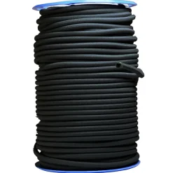 Tecplast Tendeur, Sandow Et Élastique-Sandow élastique Diamètre 9 mm 10 mètres Tendeur Couleur Noire Fixation Baches