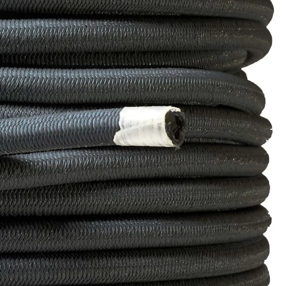 Tecplast Tendeur, Sandow Et Élastique-Sandow élastique Diamètre 9 mm 10 mètres Tendeur Couleur Noire Fixation Baches