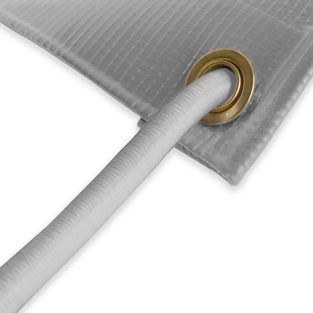 Tecplast Tendeur, Sandow Et Élastique-Sandow élastique Gris 90 mètres - Qualité PRO 9SW - Tendeur pour bâche de diamètre 9 mm