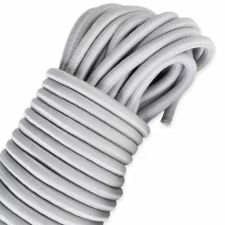 Tecplast Tendeur, Sandow Et Élastique-Sandow élastique Gris 90 mètres - Qualité PRO 9SW - Tendeur pour bâche de diamètre 9 mm