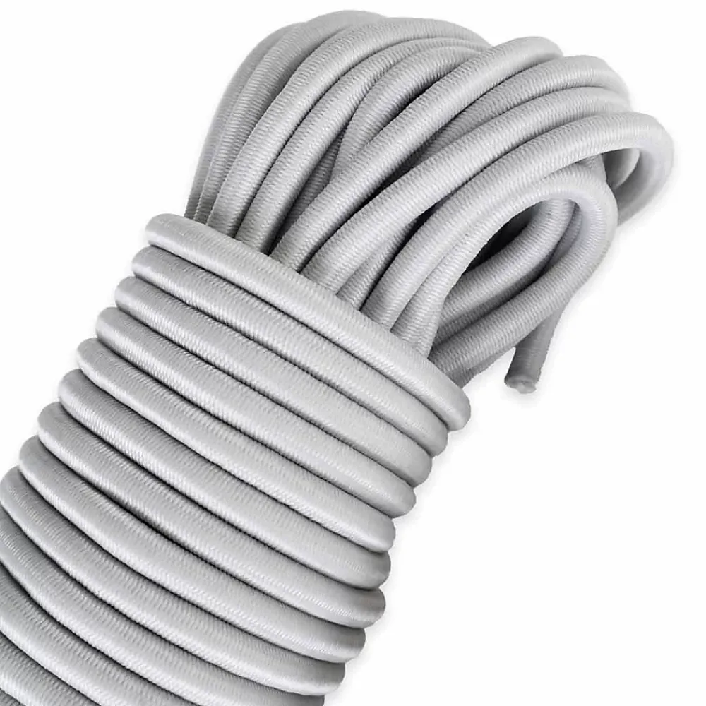 Tecplast Tendeur, Sandow Et Élastique-Sandow élastique Gris 90 mètres - Qualité PRO 9SW - Tendeur pour bâche de diamètre 9 mm