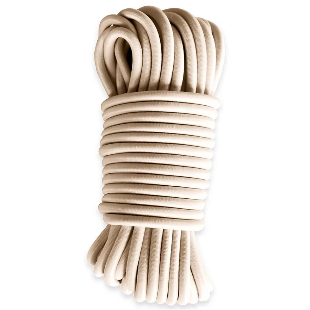 Tecplast Sandow élastique Ivoire 90 mètres - Qualité PRO 9SW - Tendeur pour bâche de diamètre 9 mm