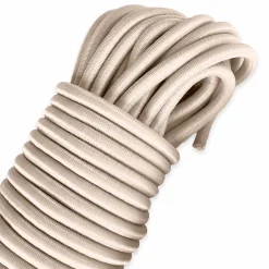 Tecplast Tendeur, Sandow Et Élastique-Sandow élastique Ivoire 20 mètres - Qualité PRO 9SW - Tendeur pour bâche de diamètre 9 mm
