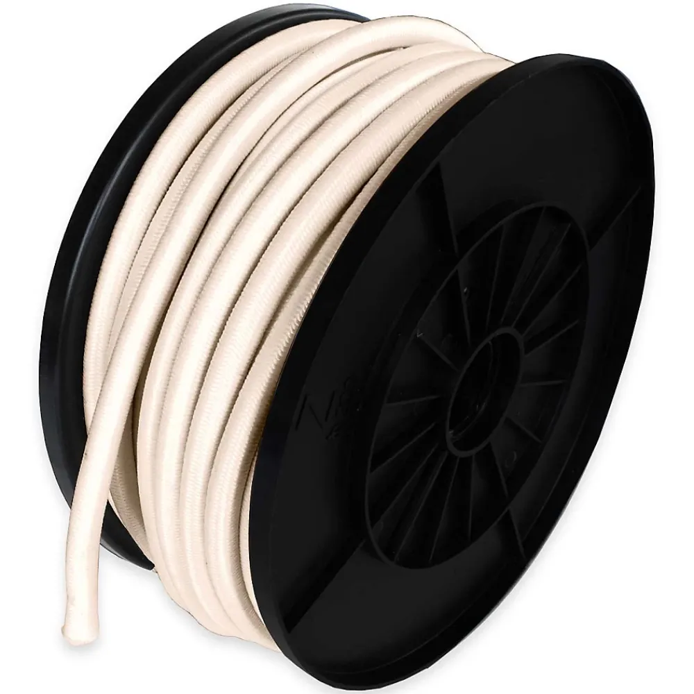 Tecplast Tendeur, Sandow Et Élastique-Sandow élastique Ivoire 30 mètres - Qualité PRO 9SW - Tendeur pour bâche de diamètre 9 mm