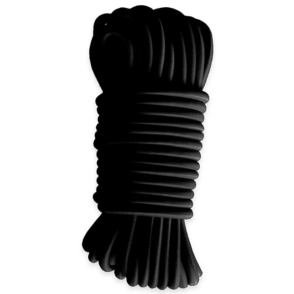 Tecplast Sandow élastique Noir 80 mètres - Qualité PRO 9SW - Tendeur pour bâche de diamètre 9 mm