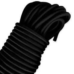 Tecplast Sandow élastique Noir 80 mètres - Qualité PRO 9SW - Tendeur pour bâche de diamètre 9 mm